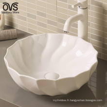 Bassin de salle de bain moderne en porcelaine